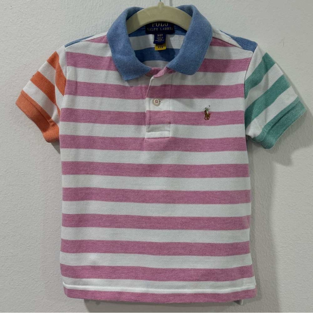 Ralph Lauren Pique Polo Toddler Boy